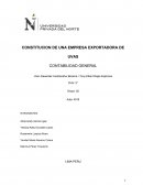 CONSTITUCION DE UNA EMPRESA EXPORTADORA DE UVAS CONTABILIDAD GENERAL