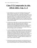 Comprender la vida Cap 1 y 2 Alfred Adler