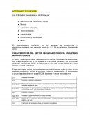 CARACTERISTICAS DEL SECTOR SECUNDARIO PRINCIPAL (INDUSTRIAS MANUFACTURERAS)