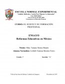 Reformas educativas en México