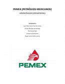 PEMEX (PETRÓLEOS MEXICANOS) ADMINISTRACION CONTEMPORANEA
