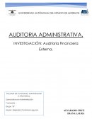 Auditoria Financiera Externa