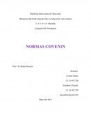 La Norma COVENIN 0044-90 Arroz Paddy