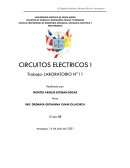 CIRCUITOS ELECTRICOS I Trabajo: LABORATORIO N°11