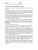 COVID-19 PLAN DE CONTINGENCIA EN EL HOGAR