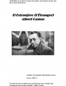 Ensayo sobre el Extranjero de Albert Camus