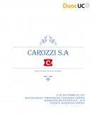 Carozzi S.A. Análisis del posicionamiento estratégico