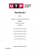 DESARROLLO DE HABILIDADES PERSONALES “Starbucks”