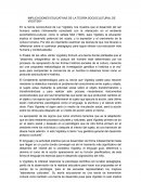 IMPLICACIONES EDUCATIVAS DE LA TEORÍA SOCIOCULTURAL DE VIGOTSKY