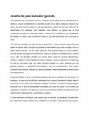 Reseña de Juan Salvador gaviota