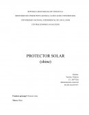 Producto principal: Protector solar Marca: Shine