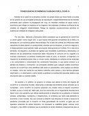 CONSECUENCIAS ECONÓMICAS CAUSADAS POR EL COVID-19