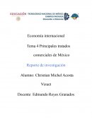 Principales tratados comerciales de México
