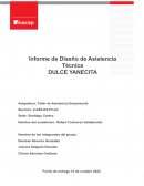 INFORME DISEÑO ASISTENCIA TECNICA Dulce Yanecita