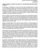 Crítica personal histórica del museo de las intervenciones extranjeras en México
