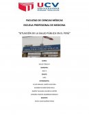 Situación de la salud pública en el Perú
