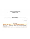Plan de trabajo para la aplicación de una actividad vinculante en aula, para niñas y niños de 5 años de edad