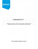 Laboratorio Nº2 “Generación de la tensión eléctrica”