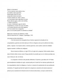 ÉPOCA COLONIAL EN MÉXICO. Página 1