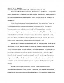 Sexenio Miguel De La Madrid. Página 1