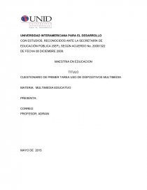 PROYECTO. Página 1