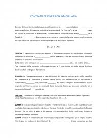 Contrato Inversion Inmobiliaria - Tutoriales - Rodrigo Pb