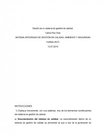 Control II sistemas de gestión integrado IACC. Página 1