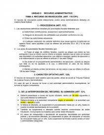 RECURSO DE REVOCACION (ART. 116 CFF) - Documentos de Investigación -  AleSanchez24