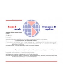 Cuál es el enfoque de atención del Modelo Cognitivo? - Tareas - Lidia Pano  Anaya