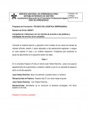 Casos de tipos de clientes - queja al departamento de sugerencias y reclamos