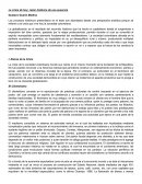 La crisis de hoy: razón histórica de una ausencia