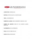 TEMA: LA DISCRIMINACION