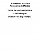 Decaimiento Exponencial