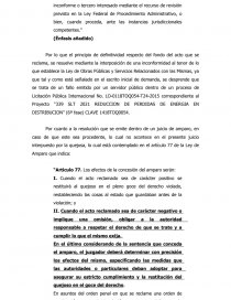 Contestacion de amparo indirecto como tercero interesado - Prácticas o  problemas - Fernando Ramirez Marquez