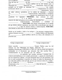 MODELO DECLARACIÓN JURADA DE UNIÓN LIBRE. - Ensayos - bismarelis