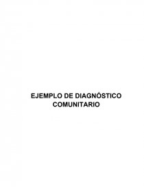 EJEMPLO DE DIAGNÓSTICO COMUNITARIO - Documentos de Investigación - ixcaquic