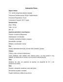 Valoracion fisica.