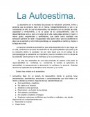 La Autoestima.