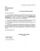 Término de Contrato de Trabajo