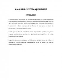 ANÁLISIS (SISTEMA) DUPONT - Documentos de Investigación - albertoameca05