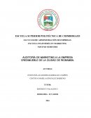 AUDITORÍA DE MARKETING A LA EMPRESA CREDIMUEBLE DE LA CIUDAD DE RIOBAMBA.