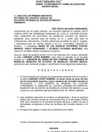 OTORGAMIENTO Y FIRMA DE ESCRITURA. - Tareas - casca01