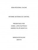 INFORME SISTEMAS DE CONTROL