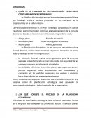 Planeamietno estrategico.