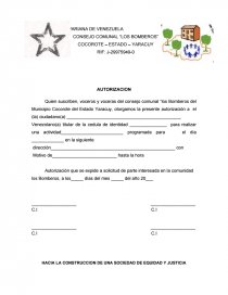 FORMATOS DEL CONSEJO COMUNAL LOS BOMBEROS - Informes - rogerelmix