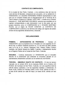 Contrato mercantil ejemplo. - Trabajos - Marisela16