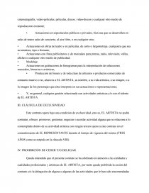 CONTRATO DE REPRESENTACIÓN ARTÍSTICA. - Tutoriales - jvp130790