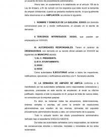 Desahogo vista y ampliación demanda de amparo - Prácticas o problemas -  atzamarron1962