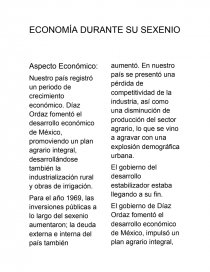 ASPECTOS ECONOMICOS DE DIAZ ORDAZ - Documentos de Investigación - Paola  Parra