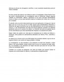 Informe de articulo de divulgación científica..